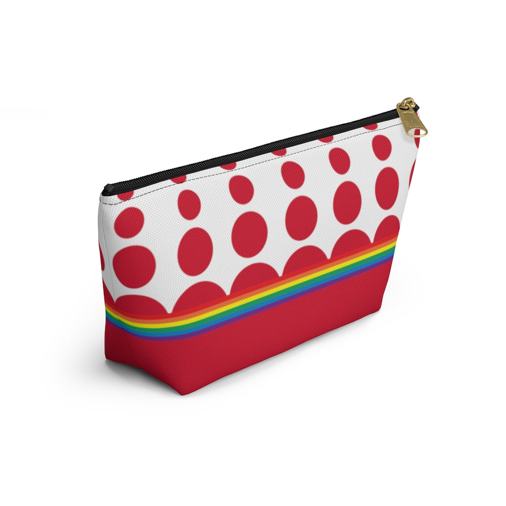 Pouch - Ruby Rainbow Dots - 2 sizes