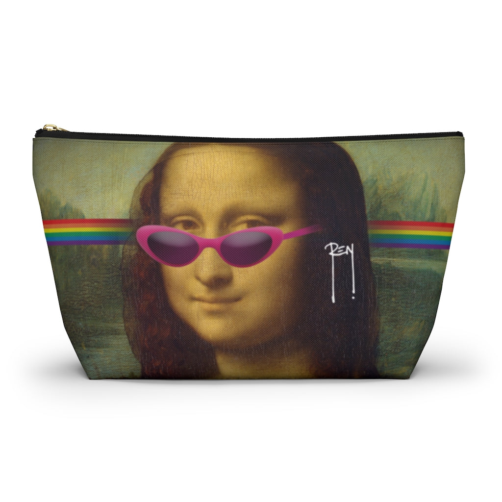 Pouch - Rainbow Mona Lisa - 2 sizes