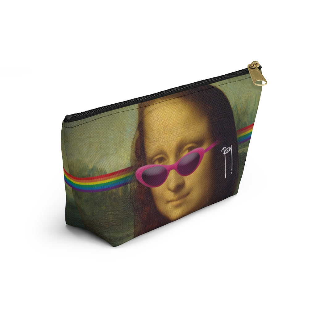 Pouch - Rainbow Mona Lisa - 2 sizes