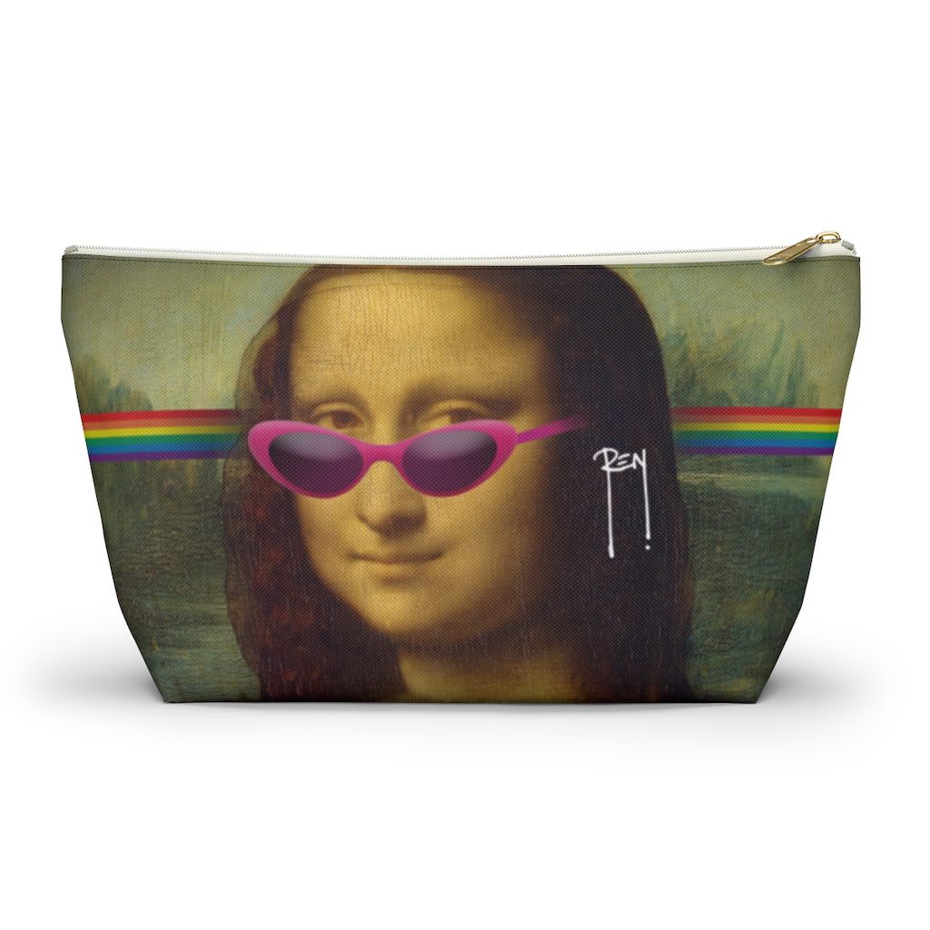 Pouch - Rainbow Mona Lisa - 2 sizes