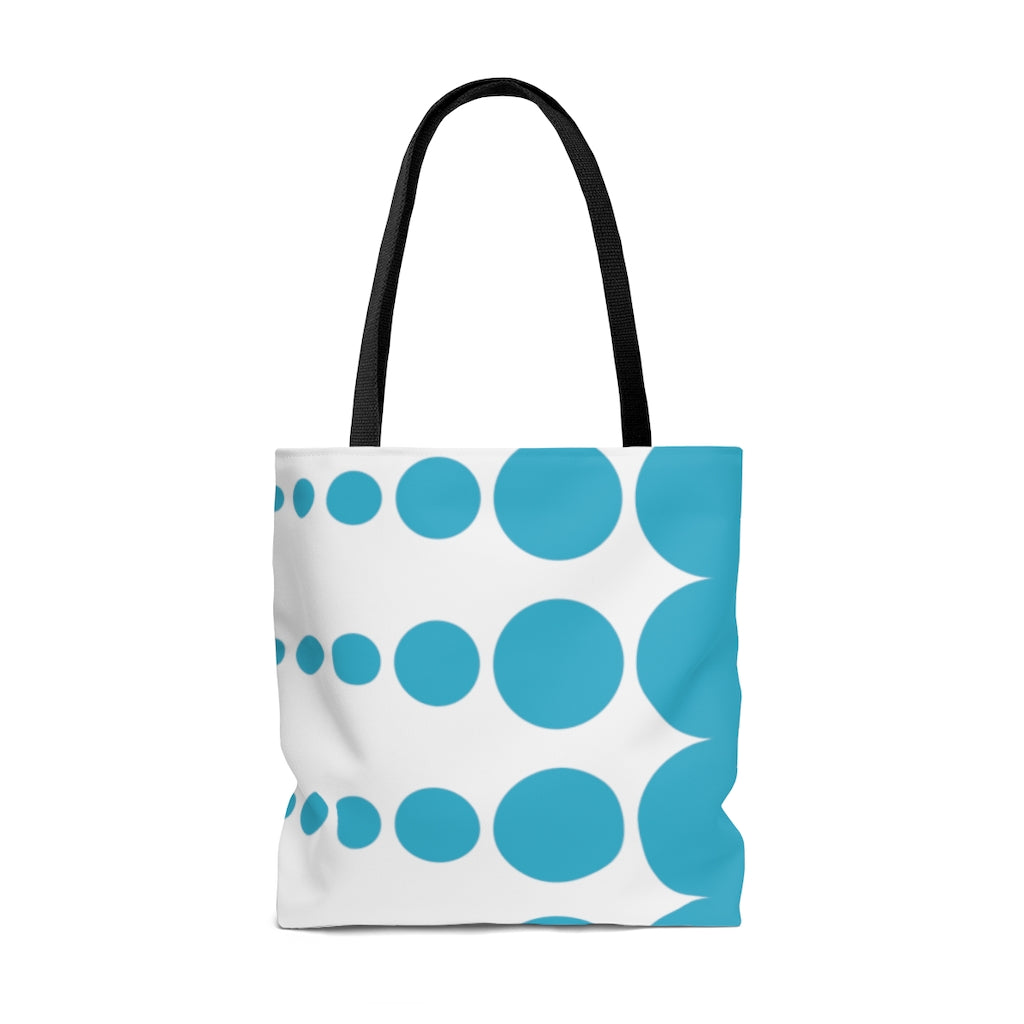 Tote Bag - Robin's Egg Dots - 3 sizes