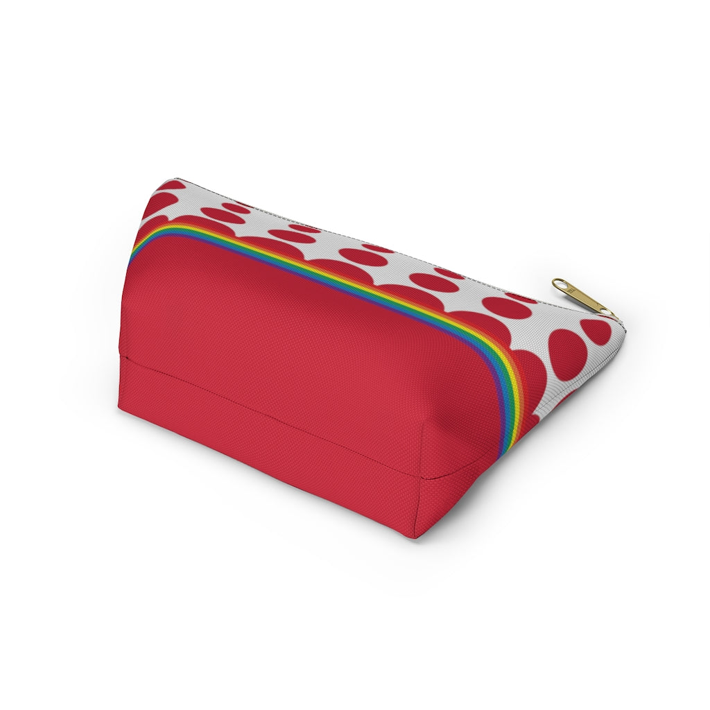 Pouch - Ruby Rainbow Dots - 2 sizes