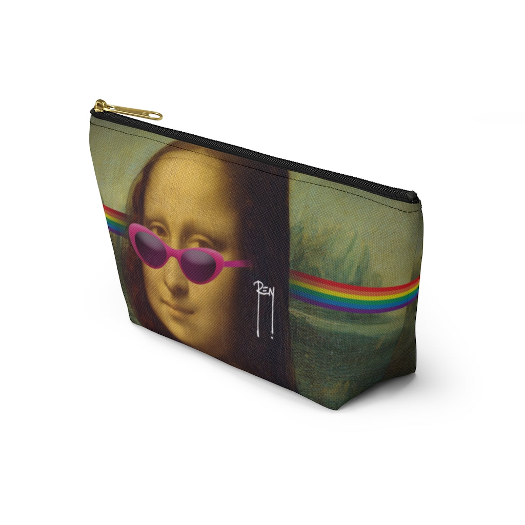 Pouch - Rainbow Mona Lisa - 2 sizes