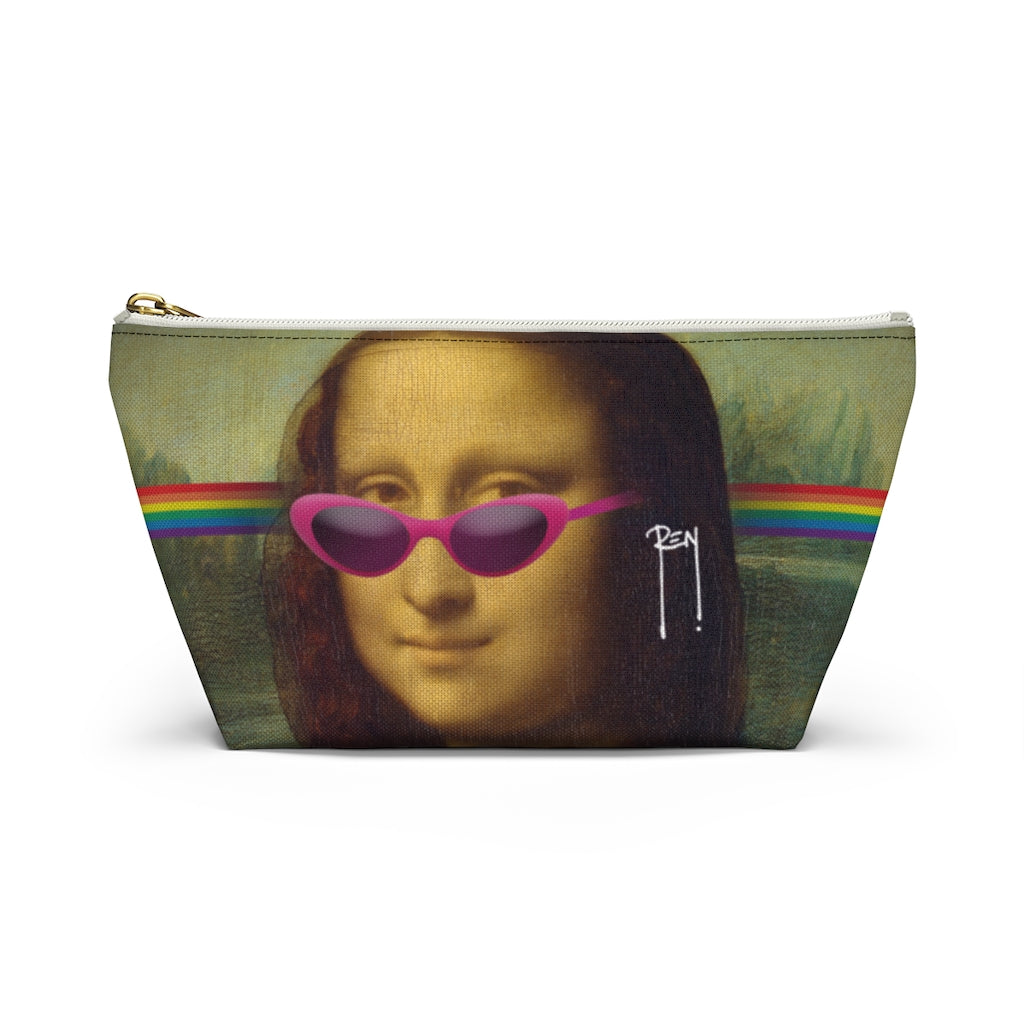 Pouch - Rainbow Mona Lisa - 2 sizes