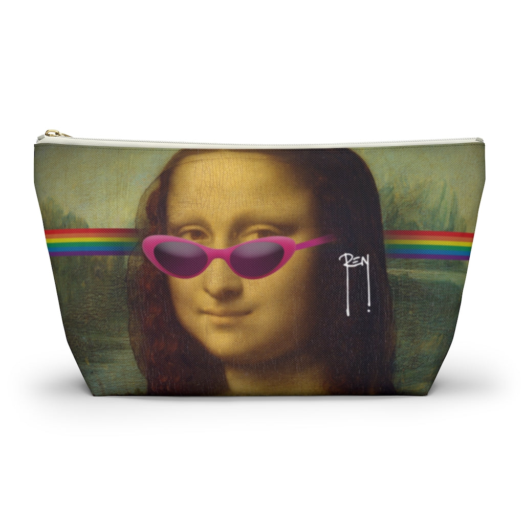 Pouch - Rainbow Mona Lisa - 2 sizes