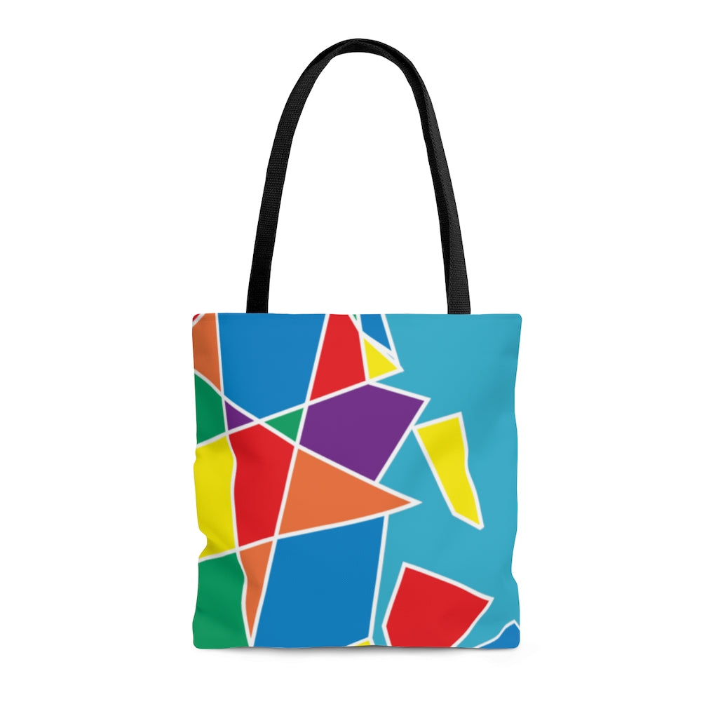 Tote Bag - Robin's Egg Prism - 3 sizes