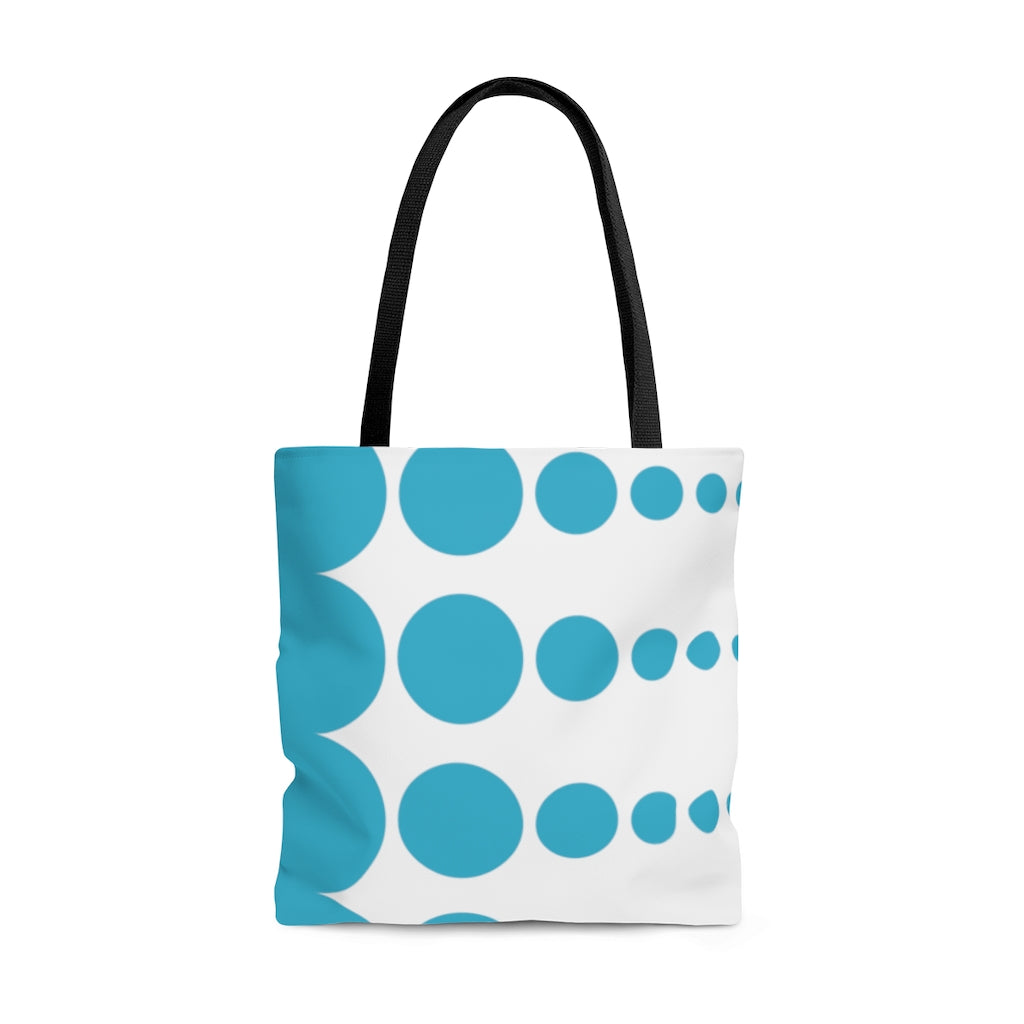 Tote Bag - Robin's Egg Dots - 3 sizes