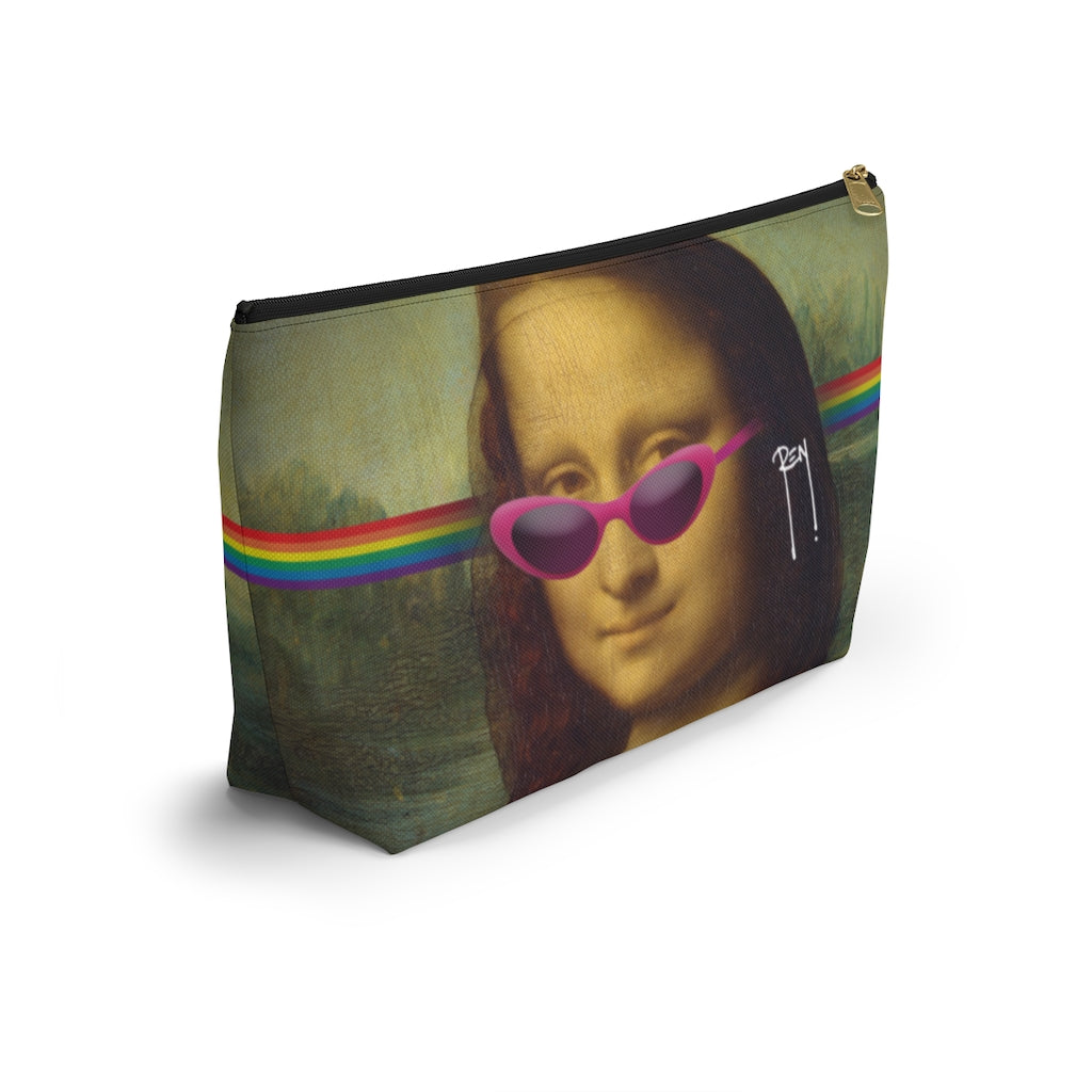 Pouch - Rainbow Mona Lisa - 2 sizes