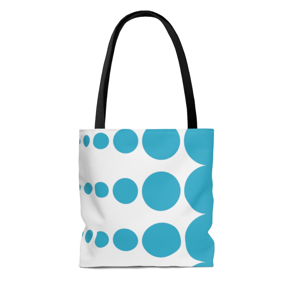 Tote Bag - Robin's Egg Dots - 3 sizes