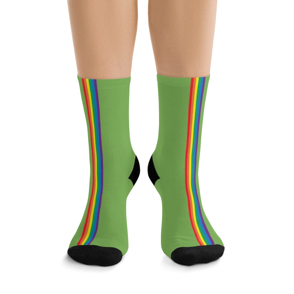 Socks - Peridot Rainbow