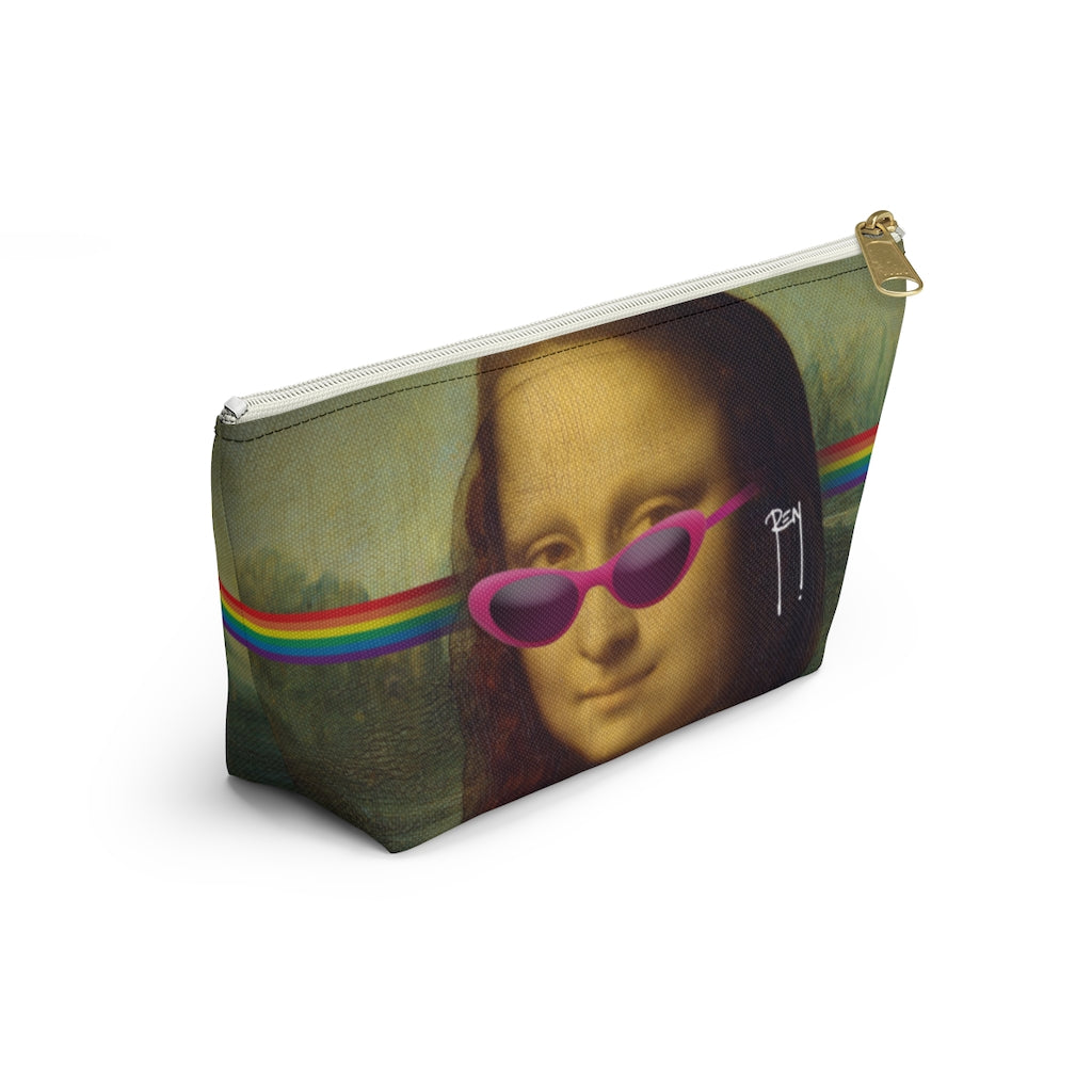 Pouch - Rainbow Mona Lisa - 2 sizes