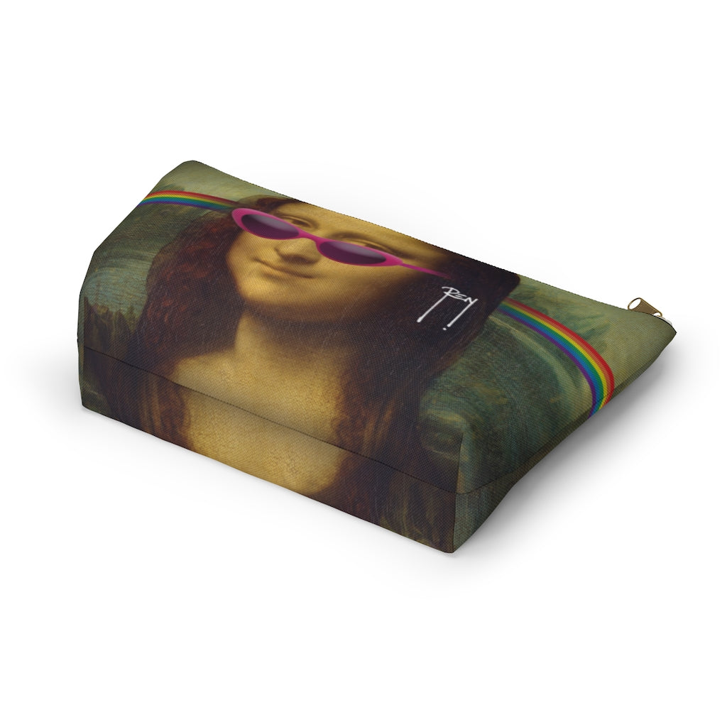 Pouch - Rainbow Mona Lisa - 2 sizes