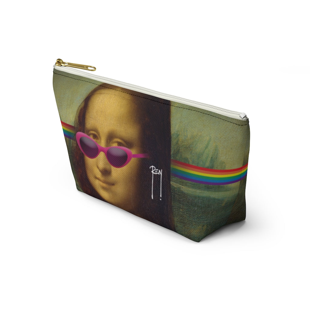 Pouch - Rainbow Mona Lisa - 2 sizes