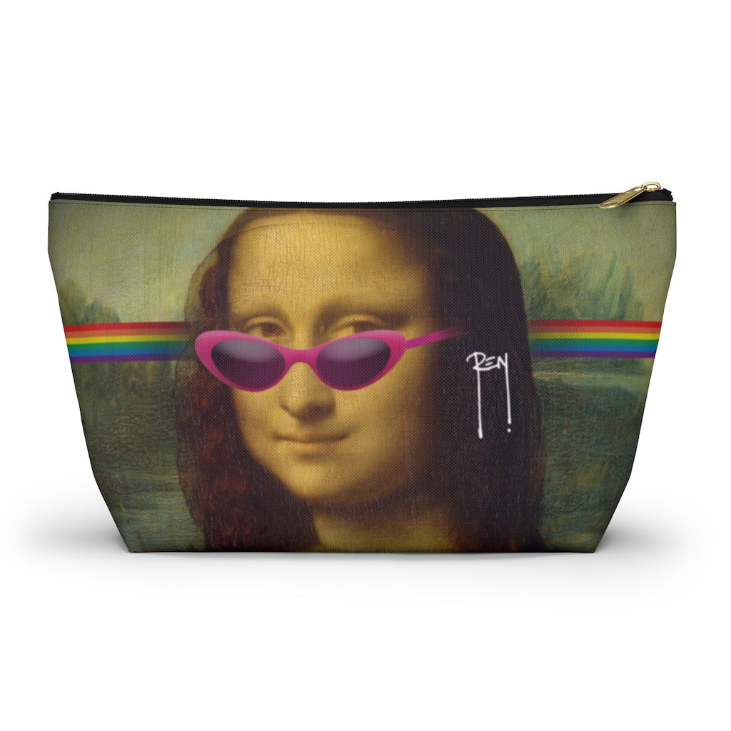 Pouch - Rainbow Mona Lisa - 2 sizes