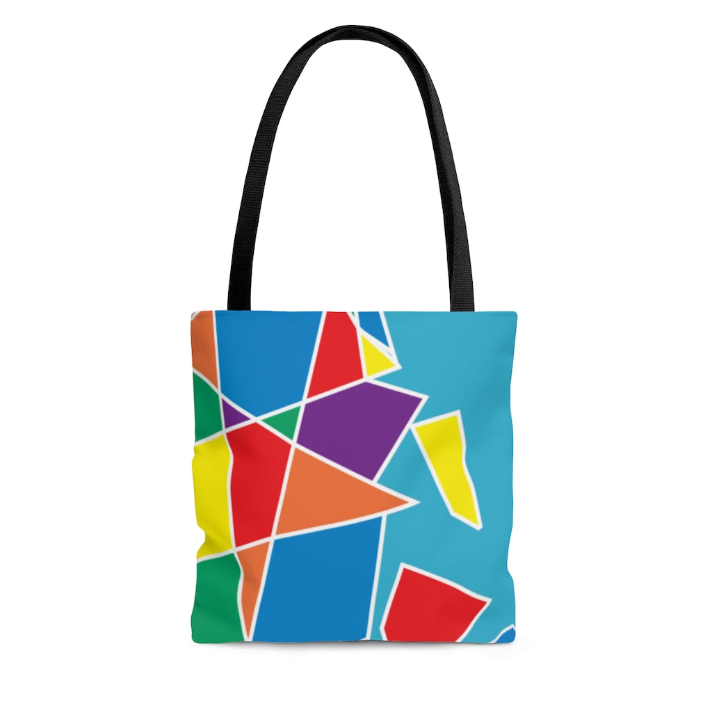 Tote Bag - Robin's Egg Prism - 3 sizes