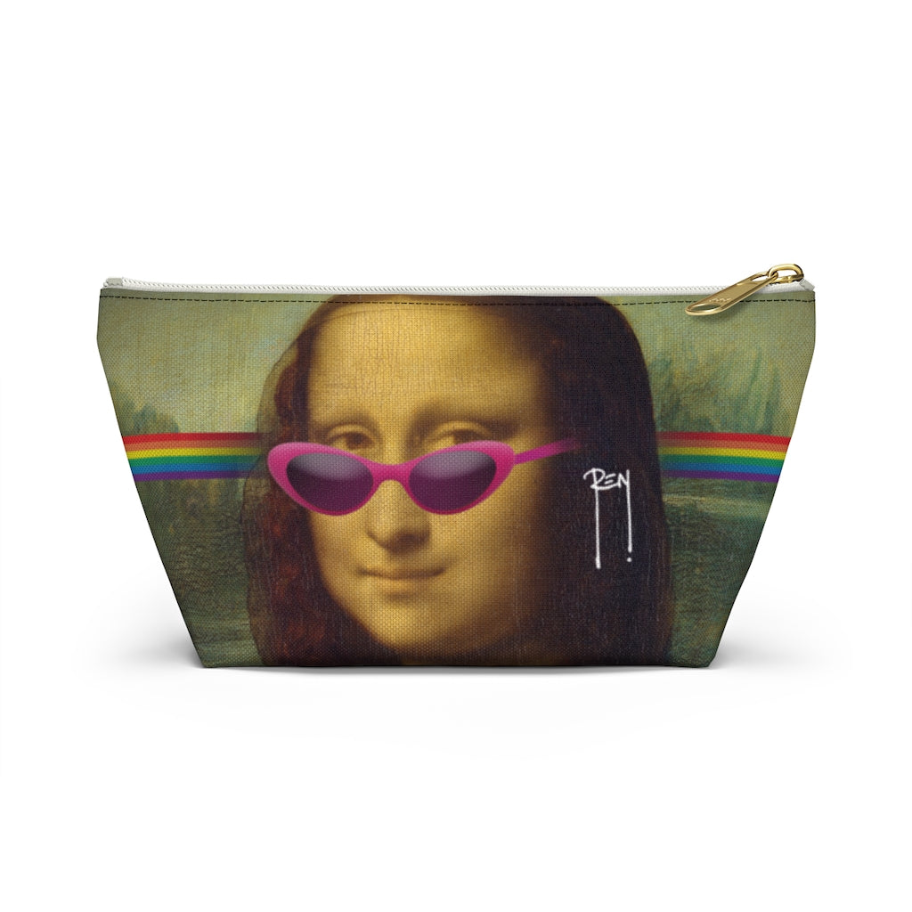 Pouch - Rainbow Mona Lisa - 2 sizes