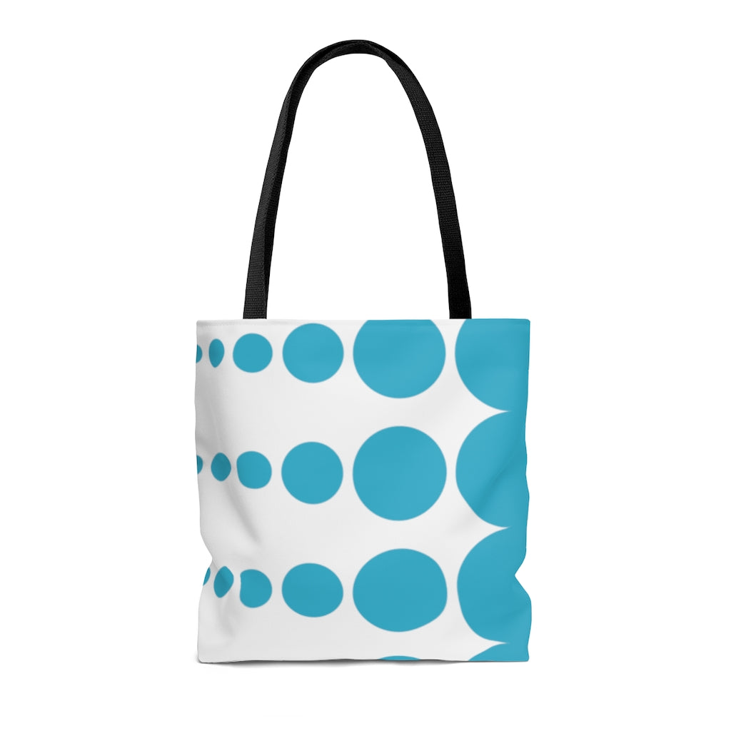 Tote Bag - Robin's Egg Dots - 3 sizes