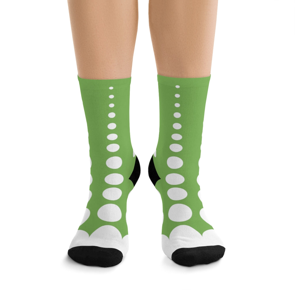 Socks - Peridot Dots