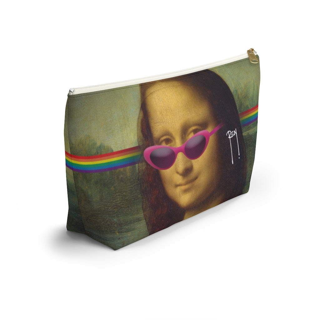 Pouch - Rainbow Mona Lisa - 2 sizes