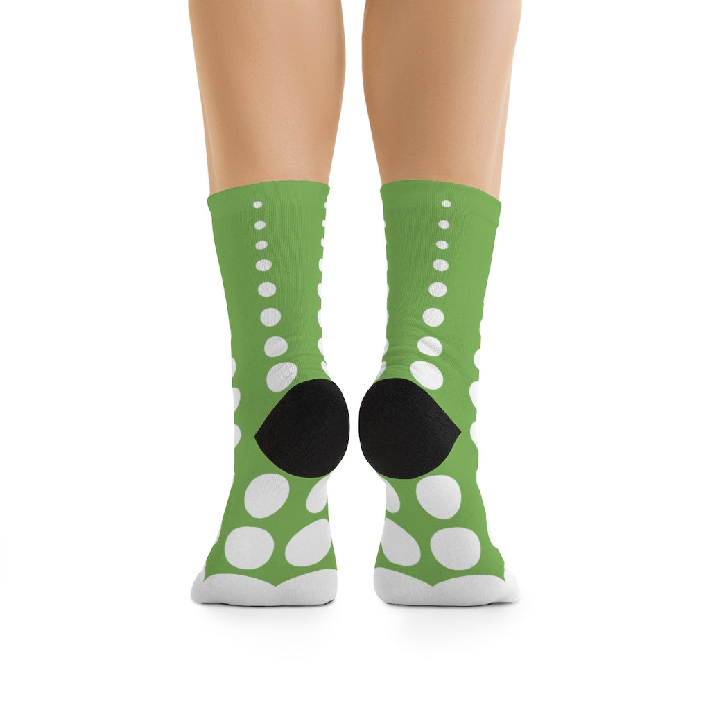 Socks - Peridot Dots