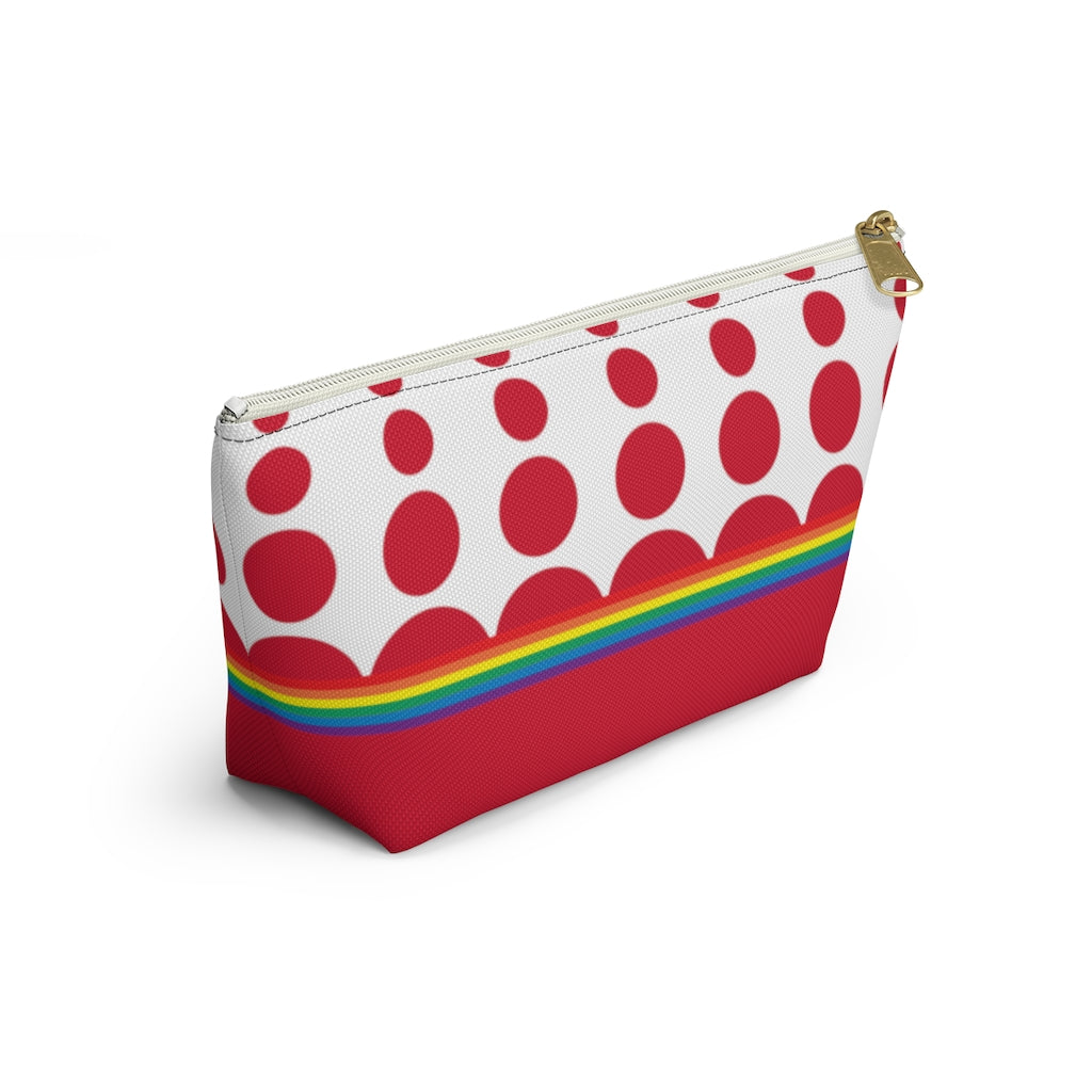 Pouch - Ruby Rainbow Dots - 2 sizes