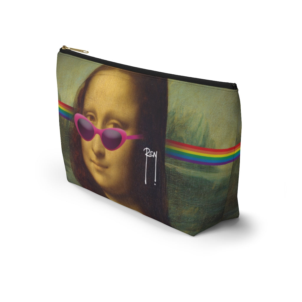 Pouch - Rainbow Mona Lisa - 2 sizes